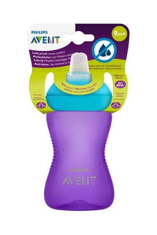 Garrafa anti fuga com bico macio - 300 ml - A partir dos 9 meses