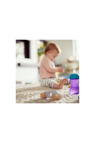 Garrafa anti fuga com bico macio - 300 ml - A partir dos 9 meses