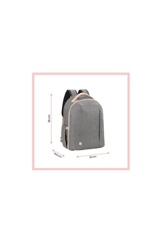 Sac à dos à langer Le Pyla - 17 l - Gris