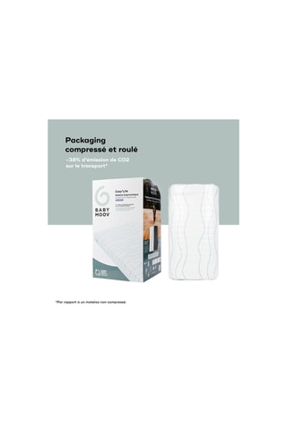  Matelas ergonomique Cosy'Lite Haute densité - 60 x 120 cm 