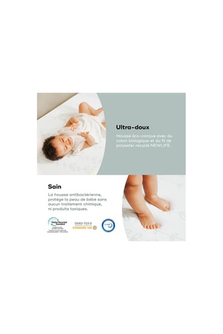  Matelas antibactérien Cosy'Lite - 60 x 120 cm 