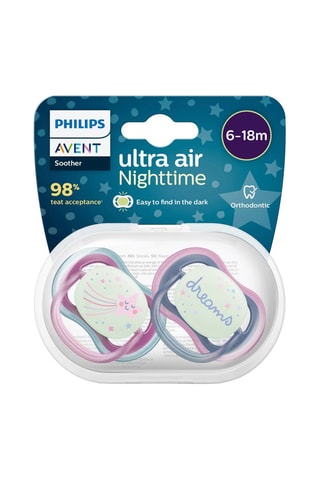 2 sucettes Mix Deco Nuit Ultra Air - 6 à 18 mois - Modèle aléatoire