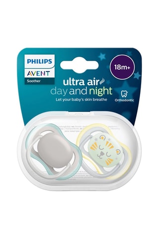 2 sucettes Day and night Ultra Air - Dès 18 mois
