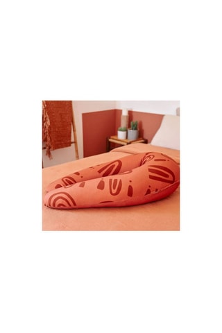 Coussin de grossesse B.Love - 47 x 17 x 74 cm - Terracotta