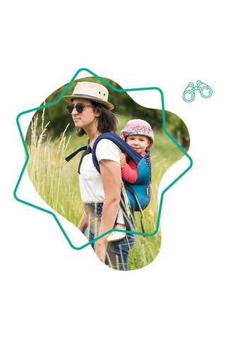 Porte-bébé Easy & Go - Bleu marine - Dès la naissance