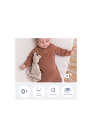 Peluche de reconforto em algodão biológico You&Me - Amêndoa - A partir do nascimento