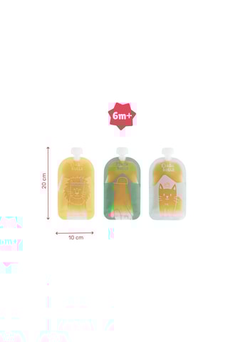 15 cantis reutilizáveis - A partir dos 6 meses - 15 x 150 ml