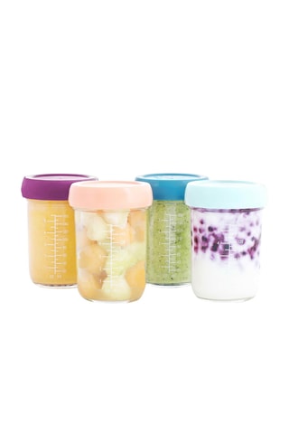 4 pots de conservation en verre Babybols - 4 x 220 ml