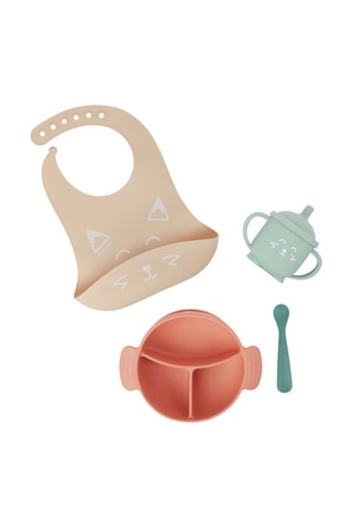 Kit refeição completa sem BPA Renard Isy - 4 produtos - Dos 15 aos 24 meses