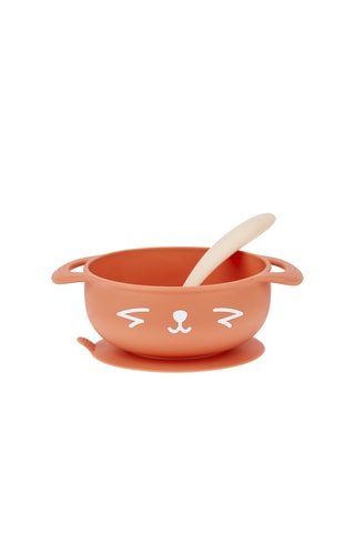 Coffret refeição em silicone sem BPA Raposa Tast'Isy - 2 peças - Dos 15 aos 24 meses