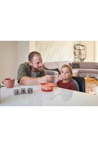 Coffret refeição em silicone sem BPA Raposa Tast'Isy - 2 peças - Dos 15 aos 24 meses
