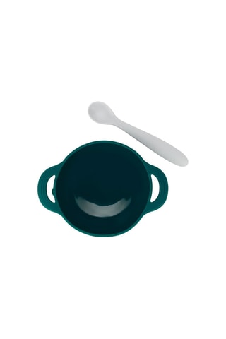 Coffret refeição em silicone sem BPA Cão Tast'Isy - 2 peças - Dos 15 aos 24 meses