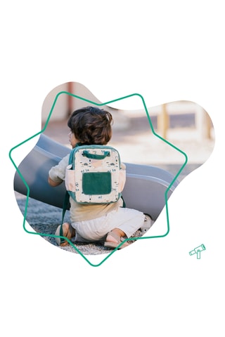 Sac à dos enfant Safari - Vert