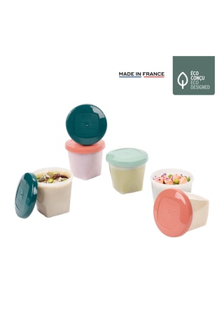 6 boîtes de conservation biosourcées - 250 ml
