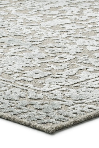 Tapis en laine Isabella Argenté 
