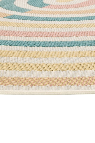 Tapis Manila - Beige et bleu