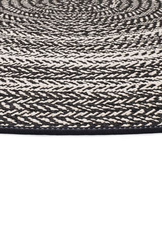 Tapis Silvana Noir et ivoire