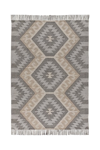 Tapis Chandia - Gris et bleu