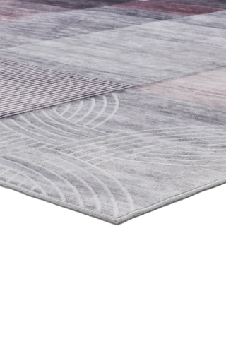 Tapis Class - Gris et rouge