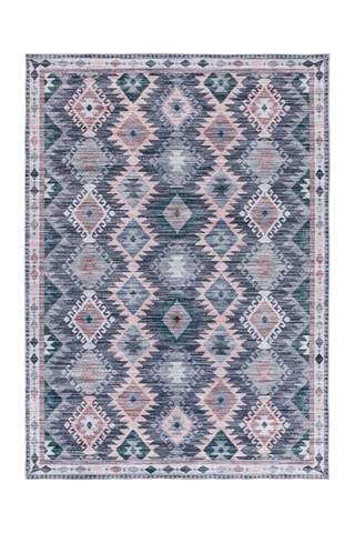 Tapis Class - Bleu et beige