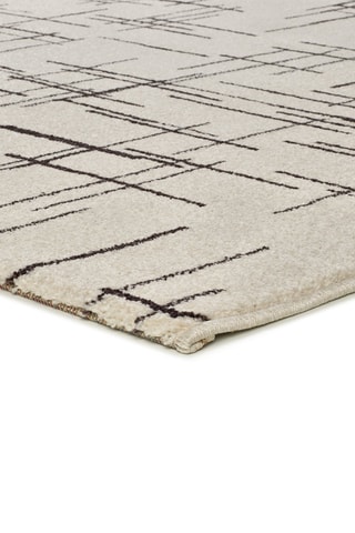 Tapis Retro - Blanc et noir