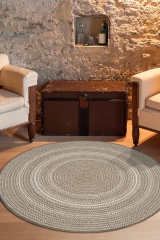 Tapis Silvana Gris et ivoire