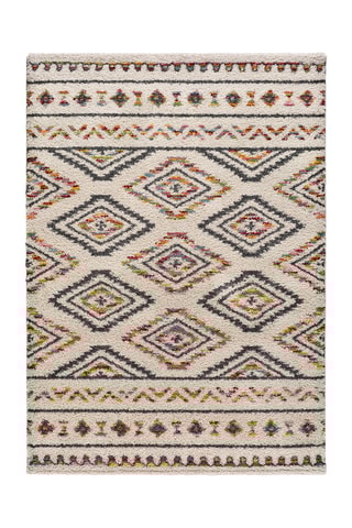 Tapis Kasbah Ecru et anthracite