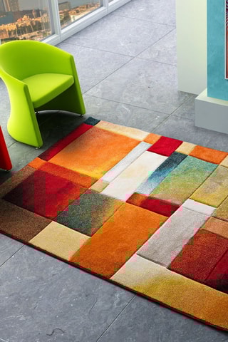 Tapis Matrix Multicolore