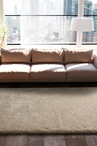 Tapis Shaggy Beige