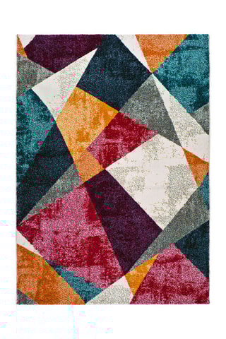 Tapis Pandora Bleu et orange