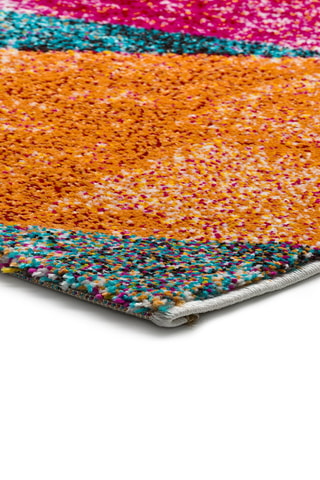 Tapis Pandora Bleu et orange