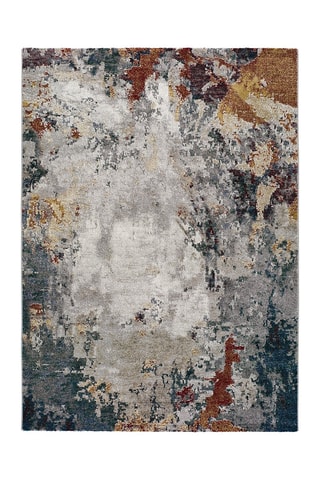 Tapis Graffiti Gris et beige