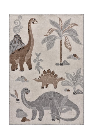 Tapis Beats Blanc, gris et marron