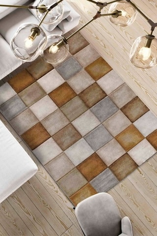 Tapis Lena - Beige et ocre