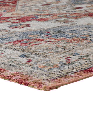 Tapis Luna - Beige et rouge