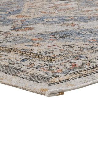 Tapis Luna - Beige et bleu