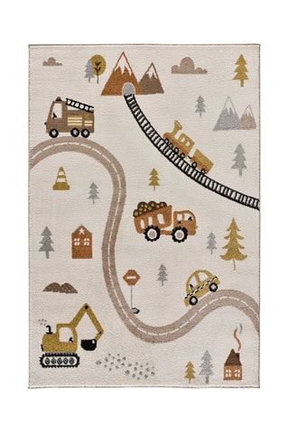 Tapis Beats - Beige et marron