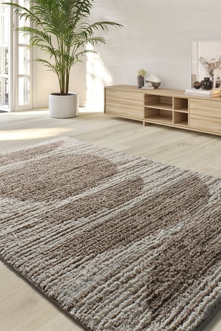 Tapis Lima - Beige et marron