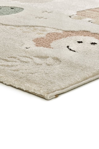 Tapis Clown - Beige et vert