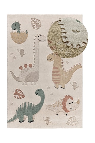 Tapis Clown - Beige et vert