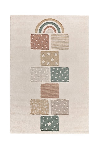 Tapis Clown - Beige et marron