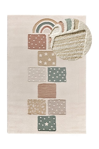 Tapis Clown - Beige et marron