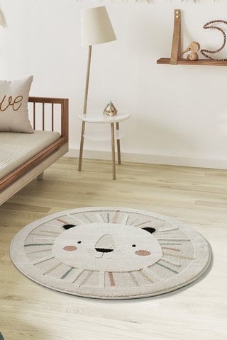Tapis Clown - Beige et marron