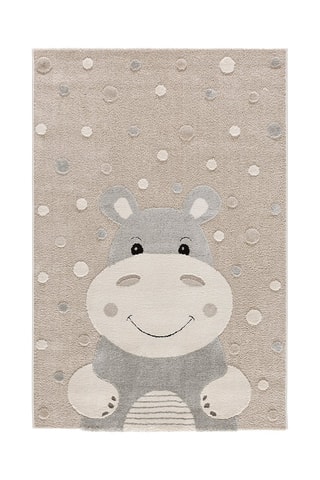 Tapis Clown - Taupe et gris clair