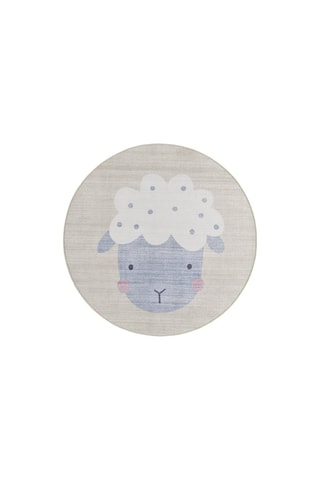 Tapis Candy - Gris et crème