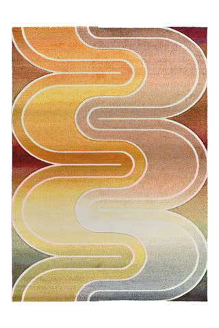 Tapis Sybil - Orange et rose 