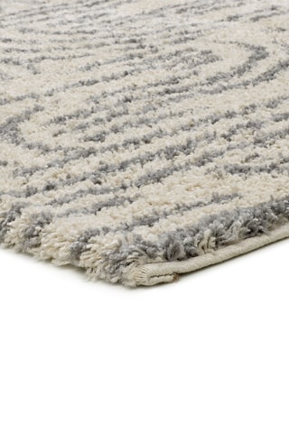 Tapis Helia - Beige et bleu foncé