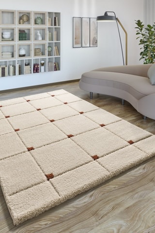Tapis Brenda - Beige et camel 