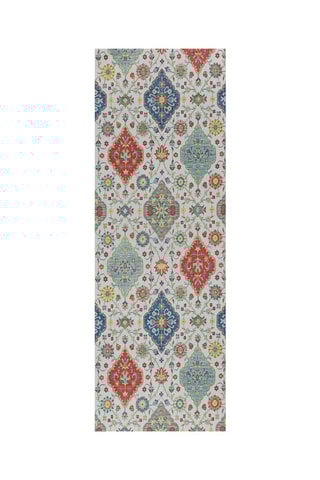 Tapis Bosforo - Bleu et rouge
