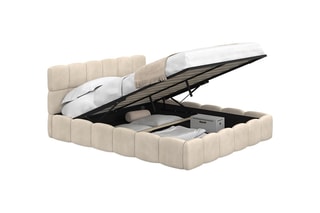 Lit-coffre avec sommier Bubble - Couchage 160 x 200 cm